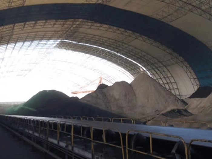 舟山煤棚料仓网架